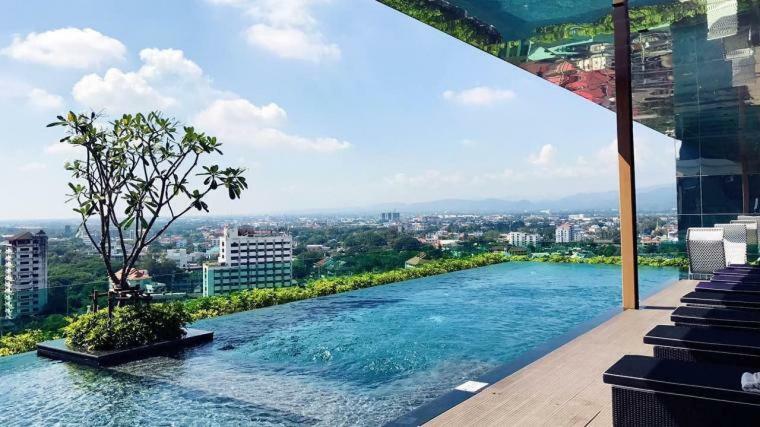 The Astra Luxury Condo In Town Čiang Mai Exteriér fotografie